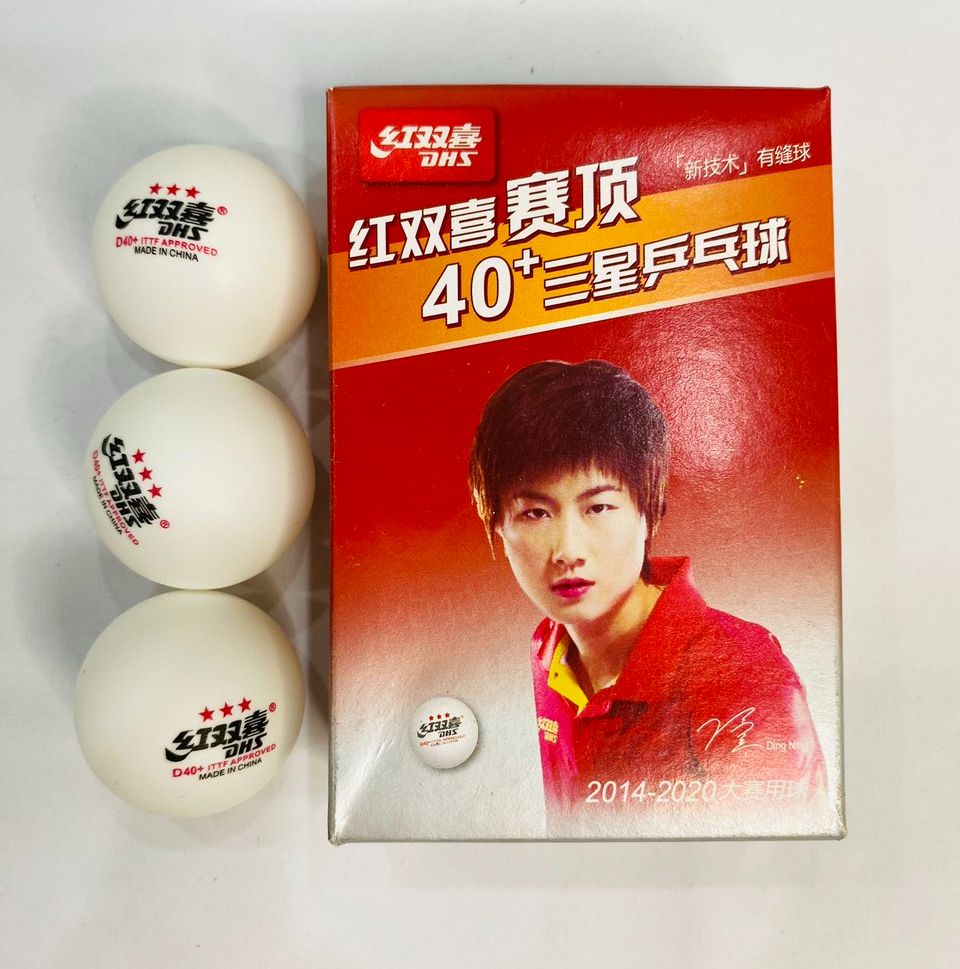 1 Hộp Quả Bóng Bàn 3 Sao Star DHS  Cao Cấp(6 Quả)