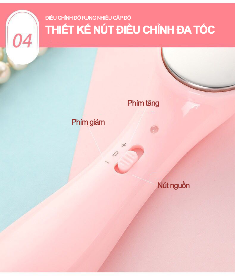 Máy Massage Mặt ION Âm Cầm Tay (Mẫu 2021)