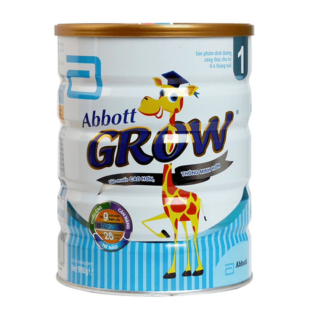 Sữa Bột Abbott Grow 0+ Hộp 850g (Ước muốn Cao hơn, Thông Minh hơn)