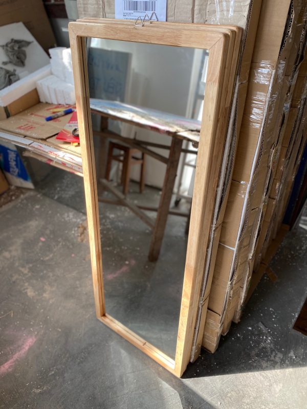 Gương soi khung gỗ cao cấp, kính nhập khẩu  kích thước 111cm-43cm giá rẻ