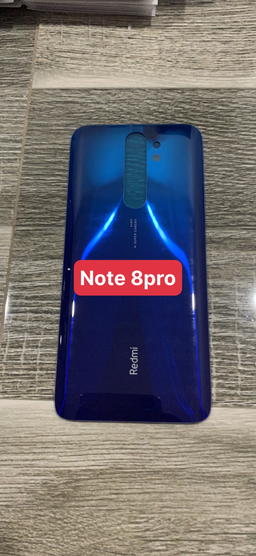 nắp lưng kính redmi note 8pro -zin