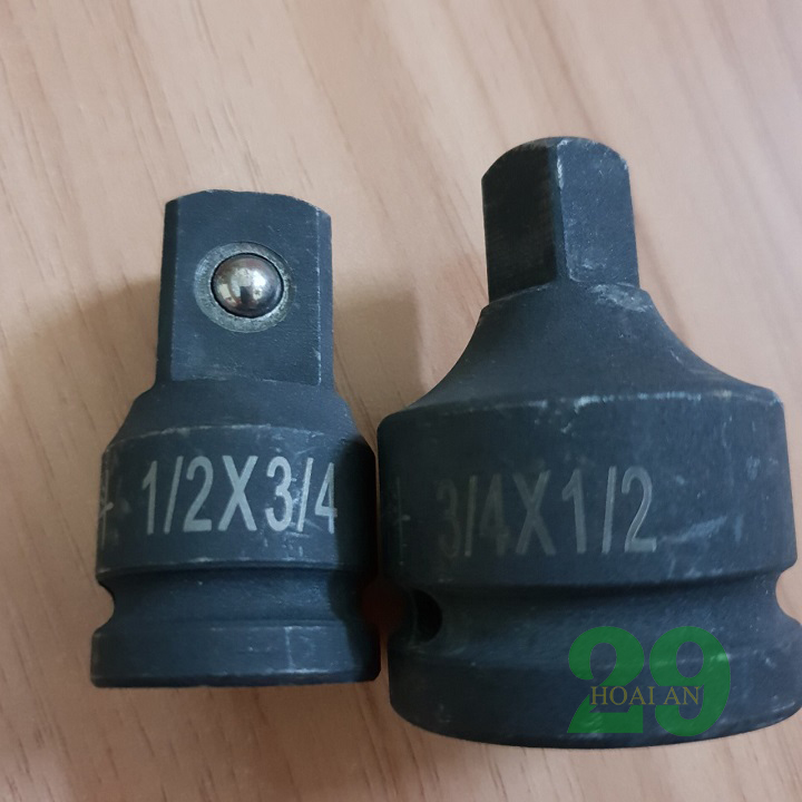 [Mua Để Nhận Quà] Đầu chuyển bulong. Combo 1/2 sang 3/4 và 3/4 sang 1/2 Tặng găng tay bảo hộ