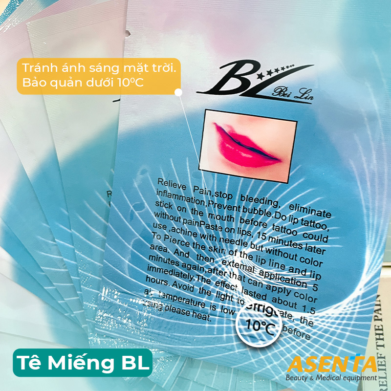 [HCM]Miếng tê dán môi BL (BeiLin) chuyên dùng cho phun xăm môi