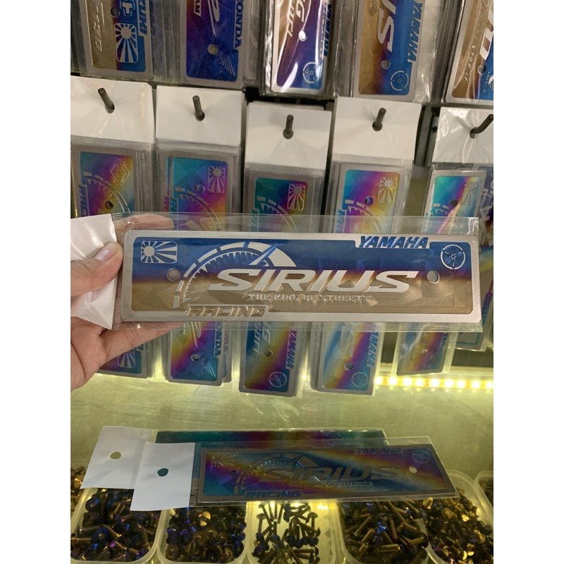 Bảng Tên Titan 3D Yamaha Sirius