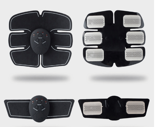 Máy massage giảm mỡ bụng ,chạy pin ,màu đen.Đai Tập Bụng Miếng dán Tập Cơ Bụng,Đùi,Tay Loại Bỏ Mỡ ,Săn Chắc Cơ.Miếng dán rung tan mỡ bụng