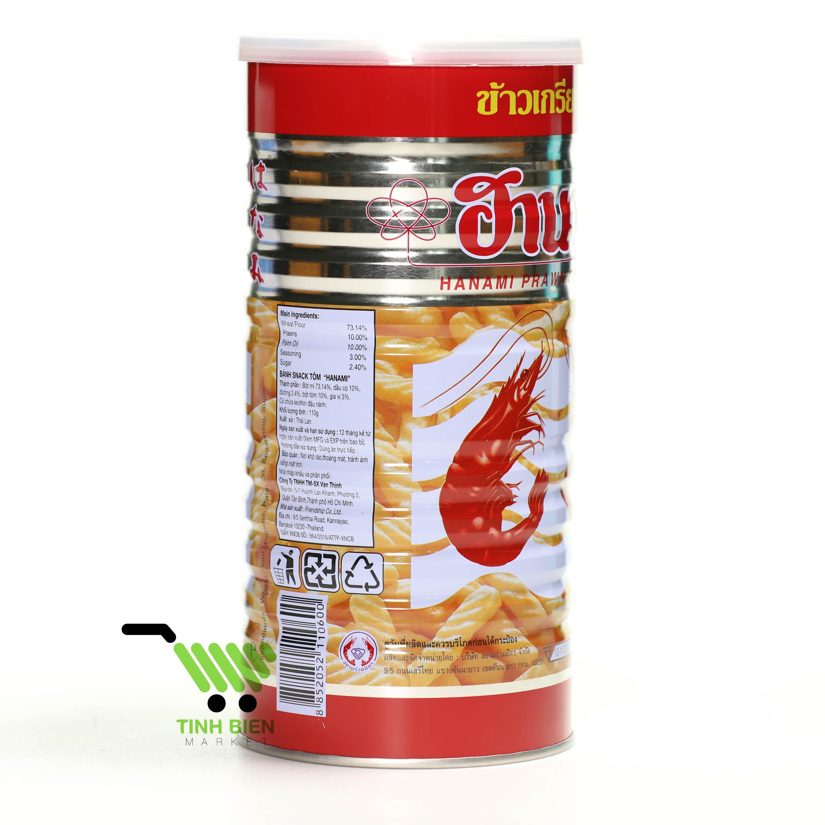 Bánh phồng tôm Thái Lan Hanami 110g