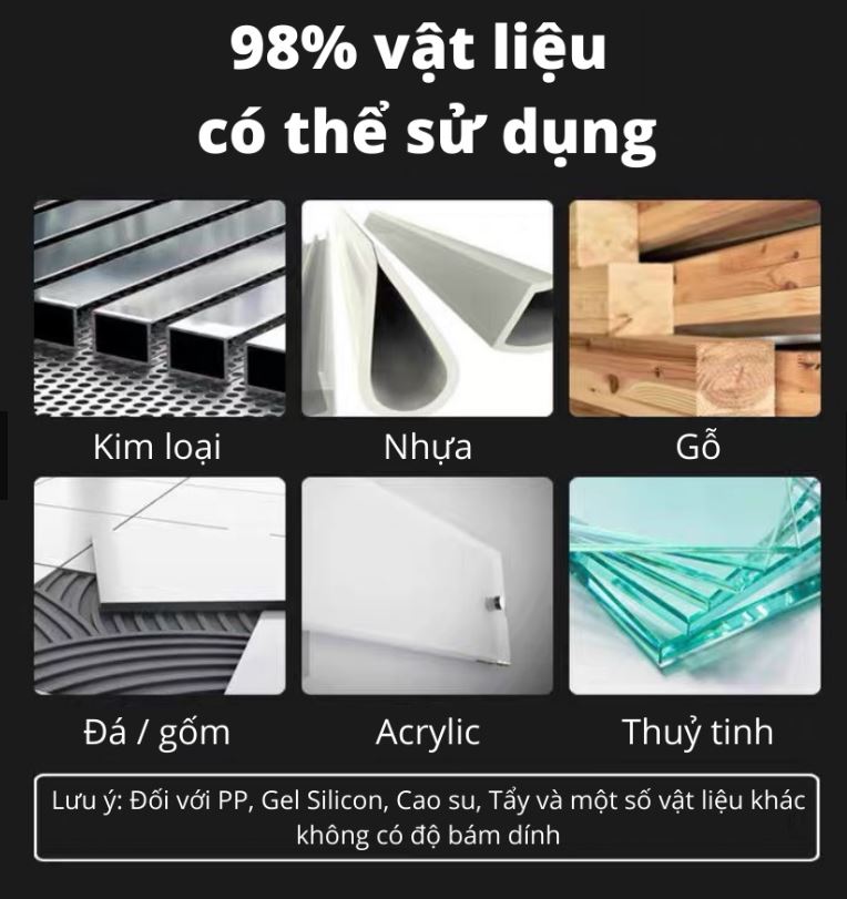 Keo Dán Đa Năng Siêu Dính  Chắc NHư Đóng Đinh - Keo CHuyên DỤng Dán GIầy Dép, Dán Tường, Dán Gỗ Nhanh Khô Tiện Dụng60g