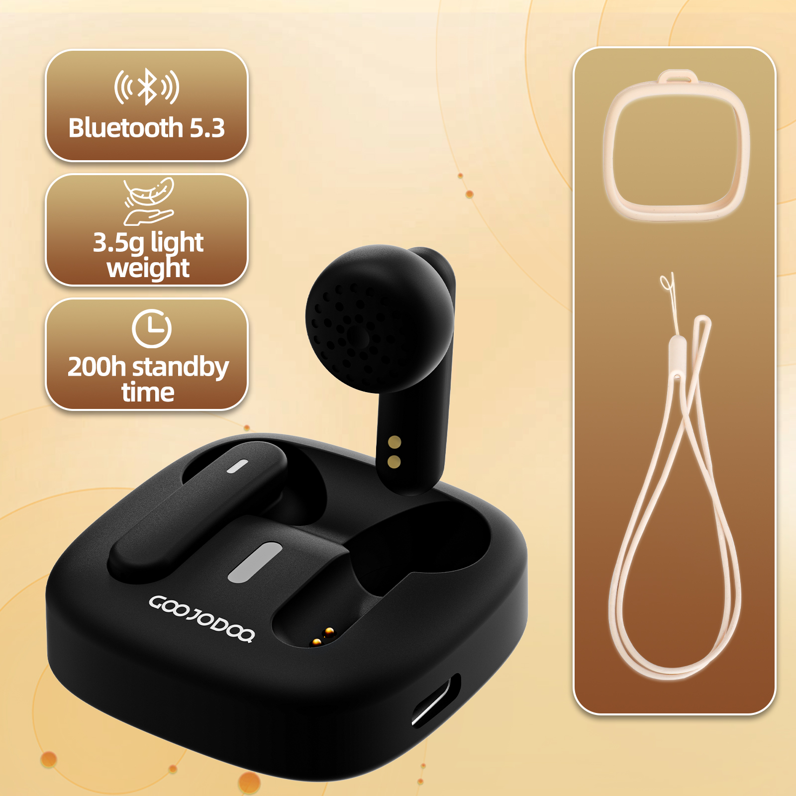 tai nghe bluetoothGOOJODOQ Pro 4 TWS Bluetooth 5.0