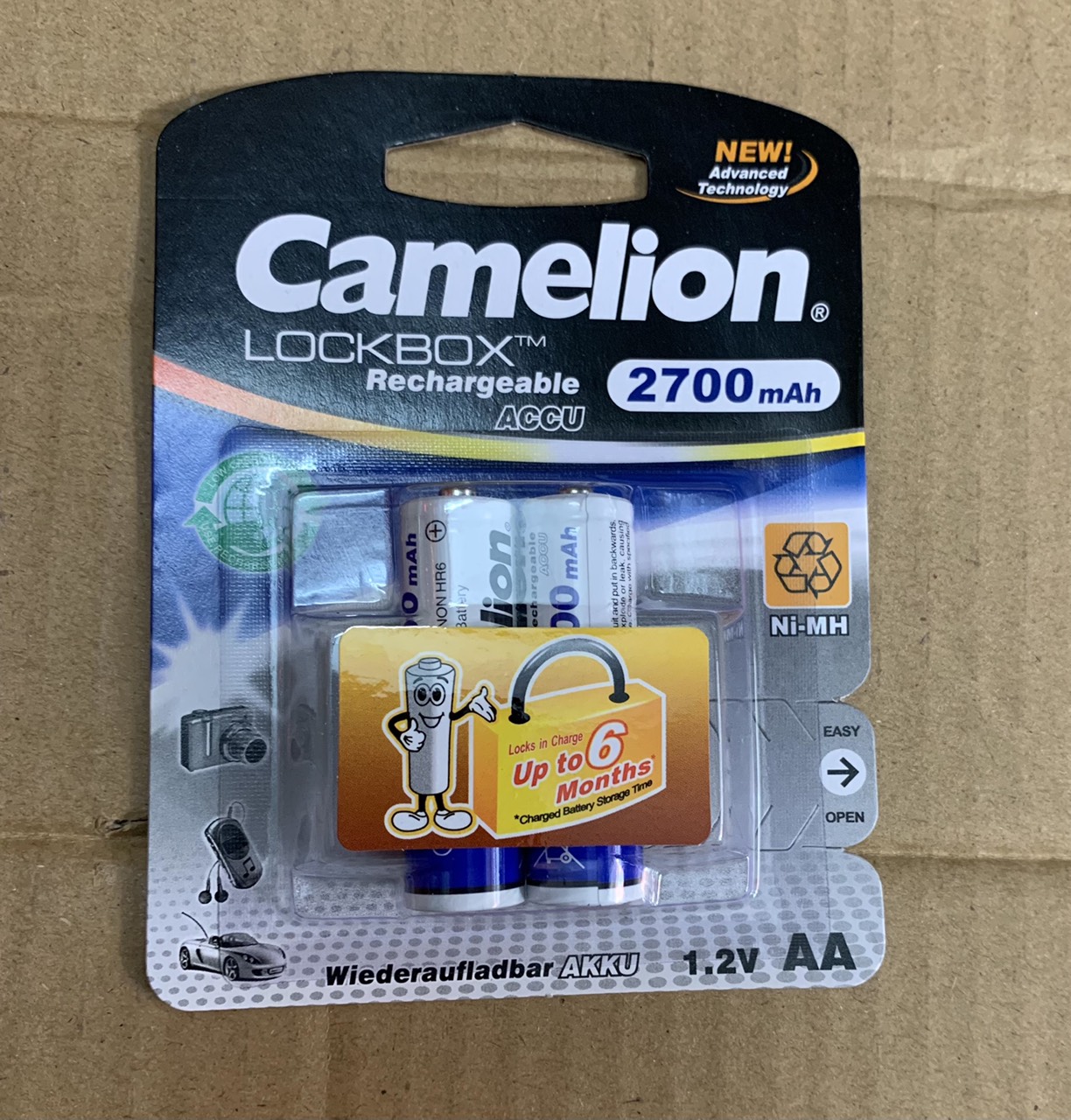 2 Pin sạc AA Camelion 2700mAh