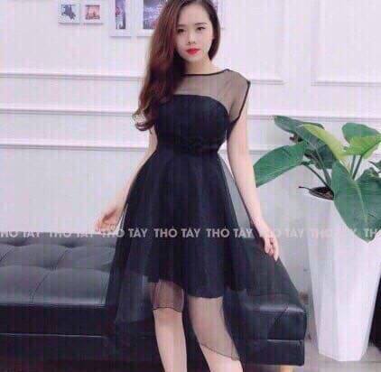 ĐẦM LƯỚI KẾT BÔNG XINH XINH
