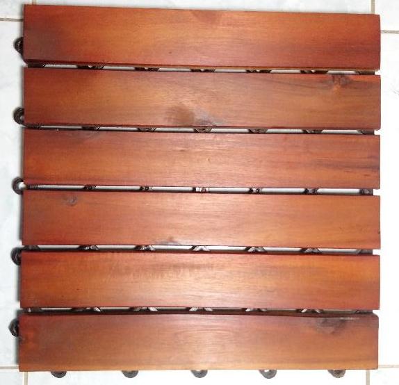 THÙNG VÁN/THẢM GỖ LÓT NỀN/BAN CÔNG-6NAN-NÂU ĐỎ (10 VỈ)
