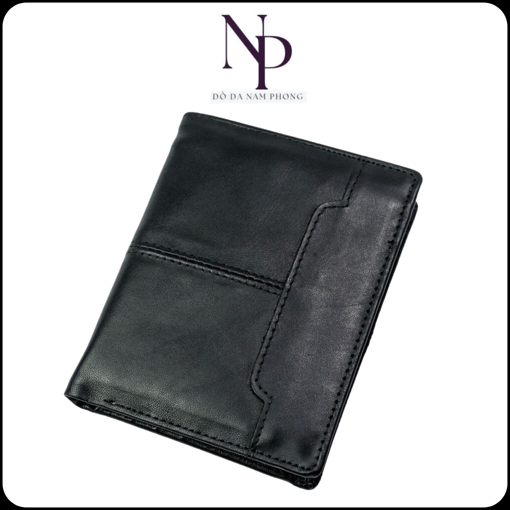 Ví Bóp Nam Đứng Da Bò Pullup , Ngăn Rộng Rãi , Đựng Vừa Các Loại Giấy Tờ NP68-Bảo hành 12 tháng