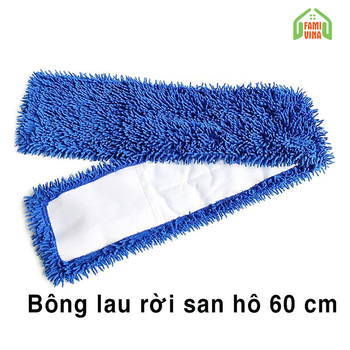 Bông lau nhà san hô 60cm-bông lau sàn công nghiêp dùng thay thế cho cây