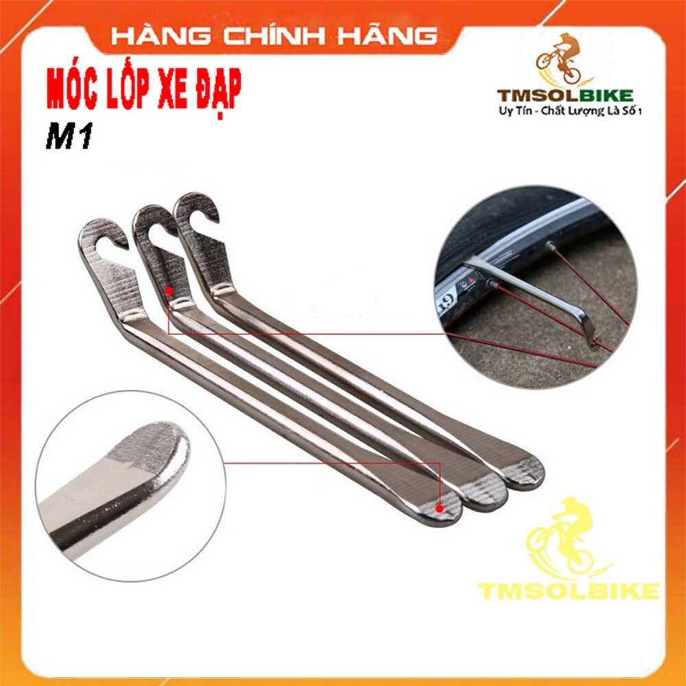 Bộ 3 cây móc lốp xe đạp, nạy vỏ xe đạp cao cấp siêu nhỏ theo xe m1