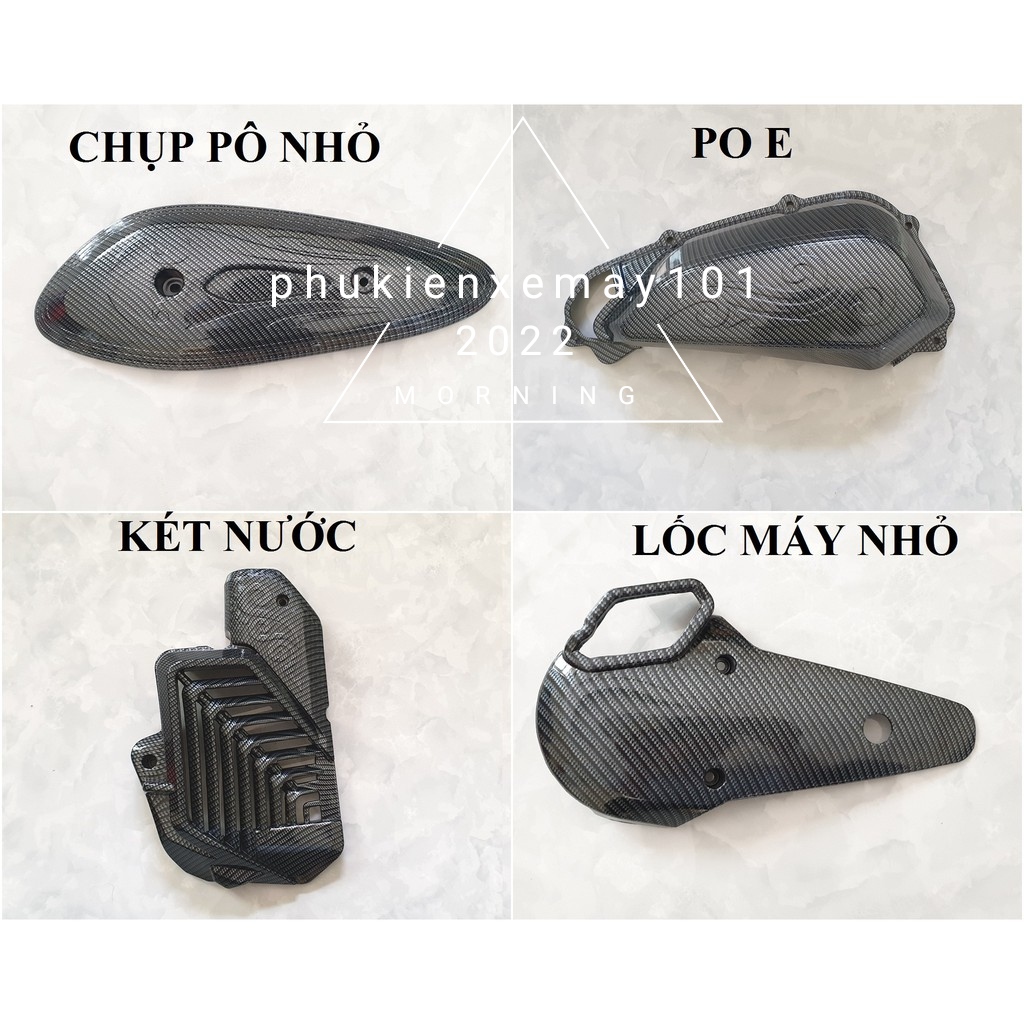 [Sh Mode 2020-2025] Ốp trang trí xe SH Mode 2020-2025 carbon Artistar