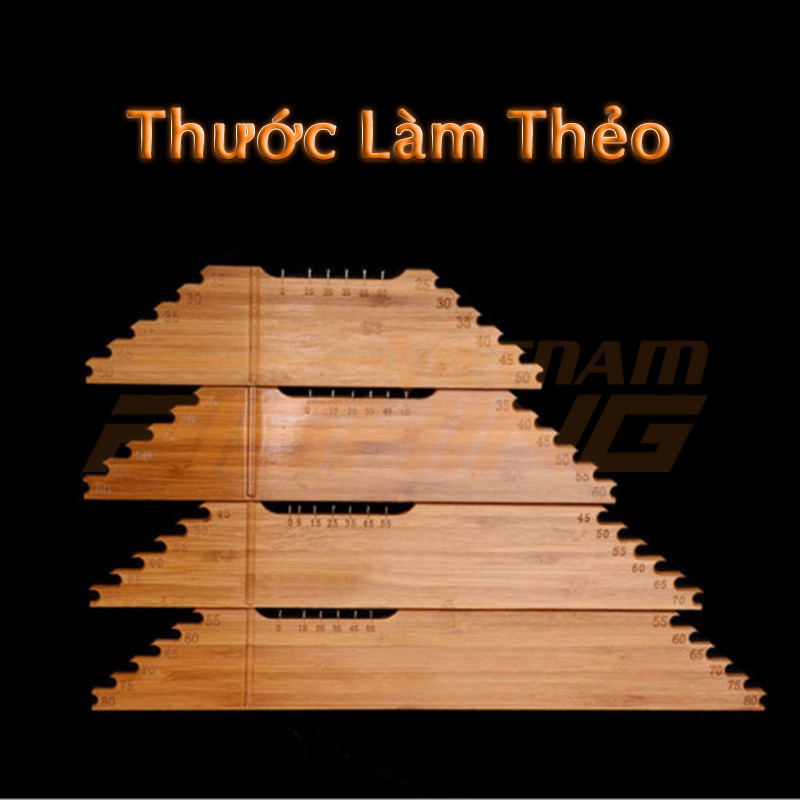 Thước Gỗ Làm Thẻo Câu Đài Handing 35-50cm -