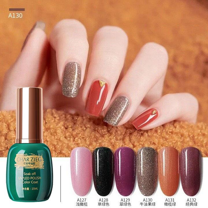 [HCM]Sơn gel Charzieg bảng màu 127-132 15ml