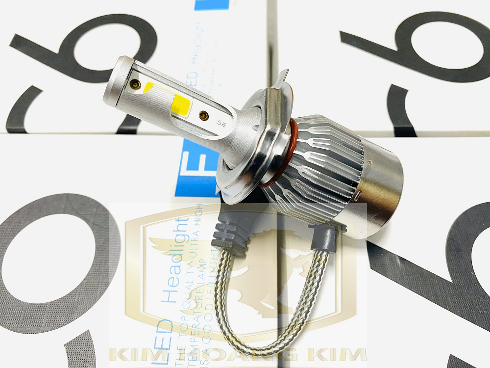 Đèn c6 chân h4 led gắn xe máy,moto,oto....