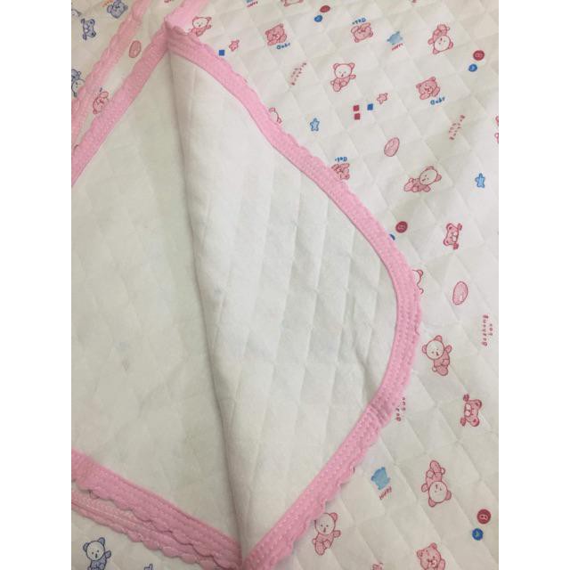 [HCM]Yếm ăn cho bé cột dây cottonmặt sau ni lông cho bé