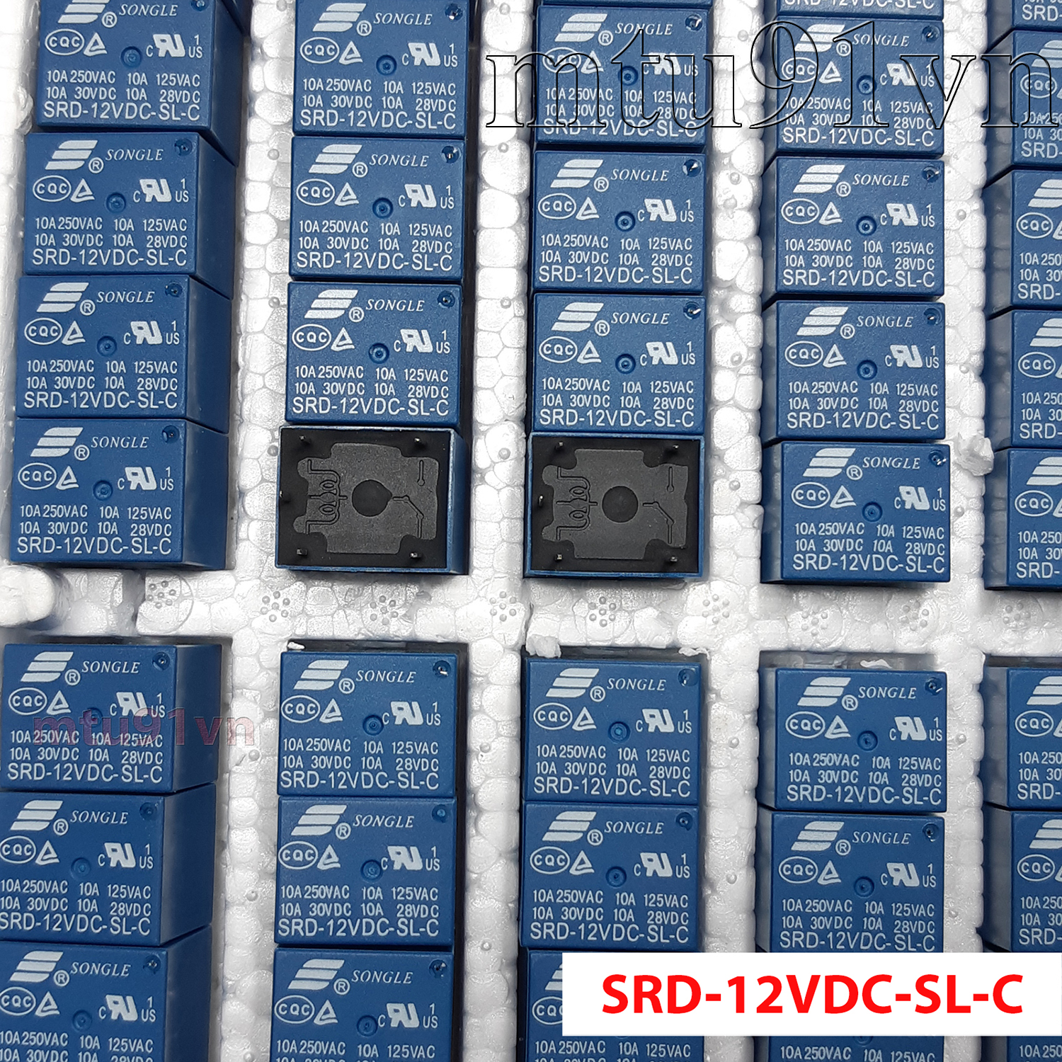combo 10 - 20 chiếc - Relay 12V 5 chân Songle - SRD-12VDC-SL-C (Role loại Tốt)
