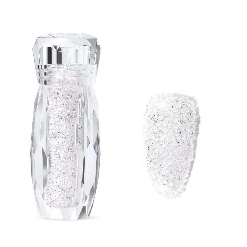 Đá rắc nail siêu sáng - Đá rắc lọ nail trắng trang trí móng