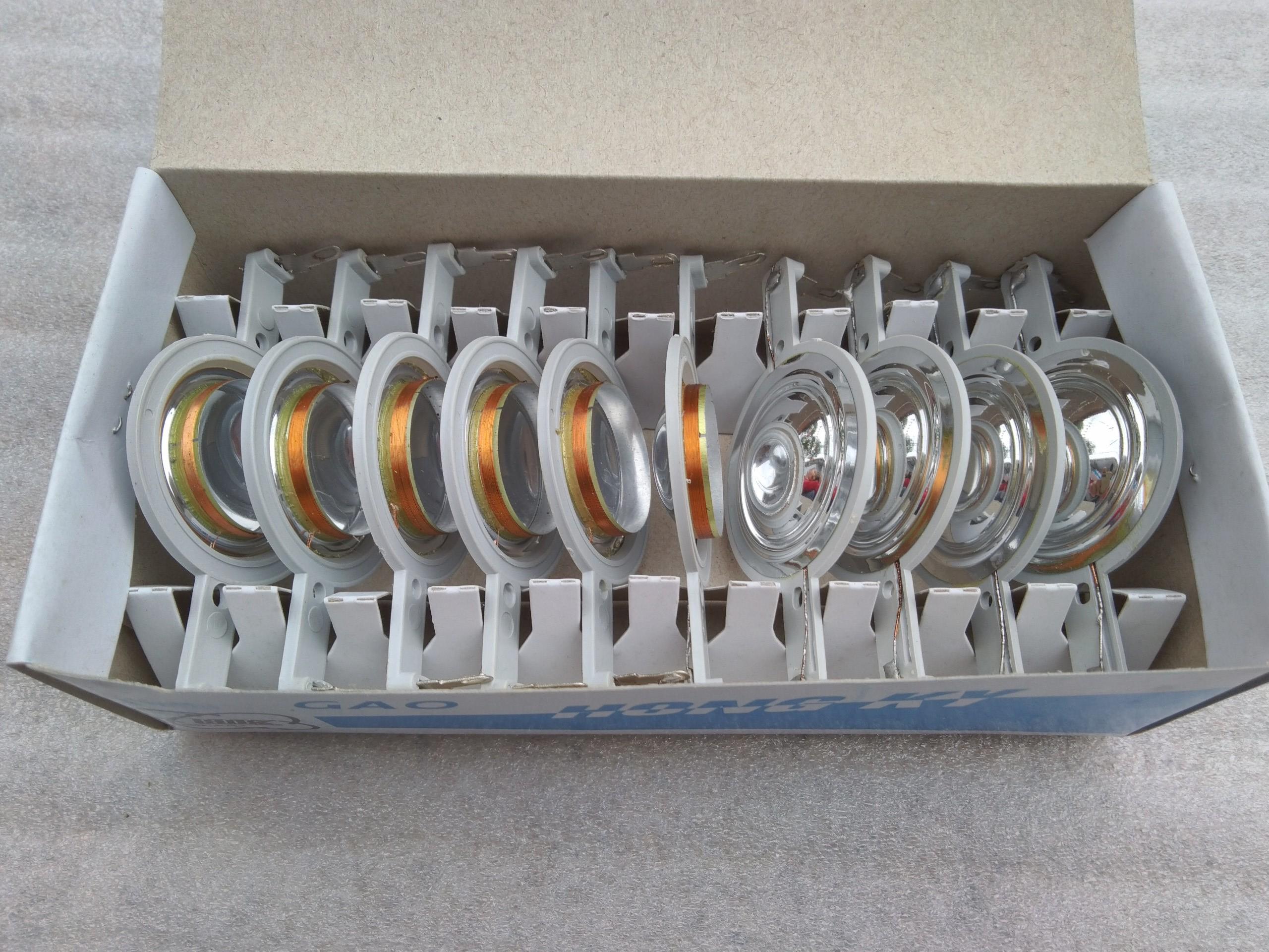 COIL LOA TREBLE 25MM MÀNG TRẮNG NHÔM CỨNG - HỘP 10 CÁI