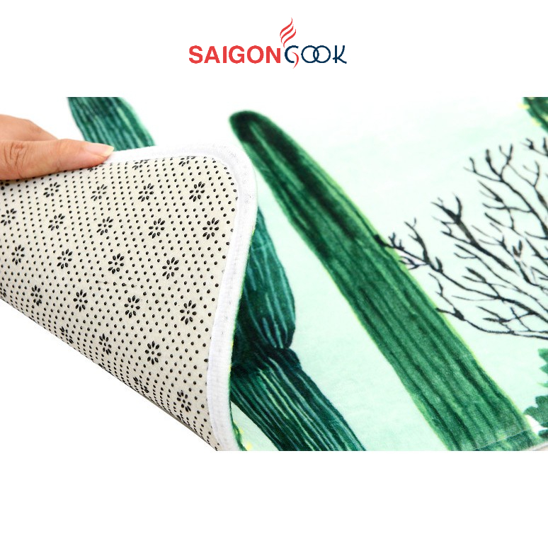 Thảm Lau Chân 3D siêu thấm hút Saigoncook kích thước (40x60) cm