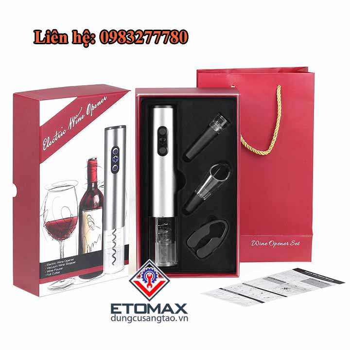Dụng cụ mở chai vang tự động 4 in 1 V3