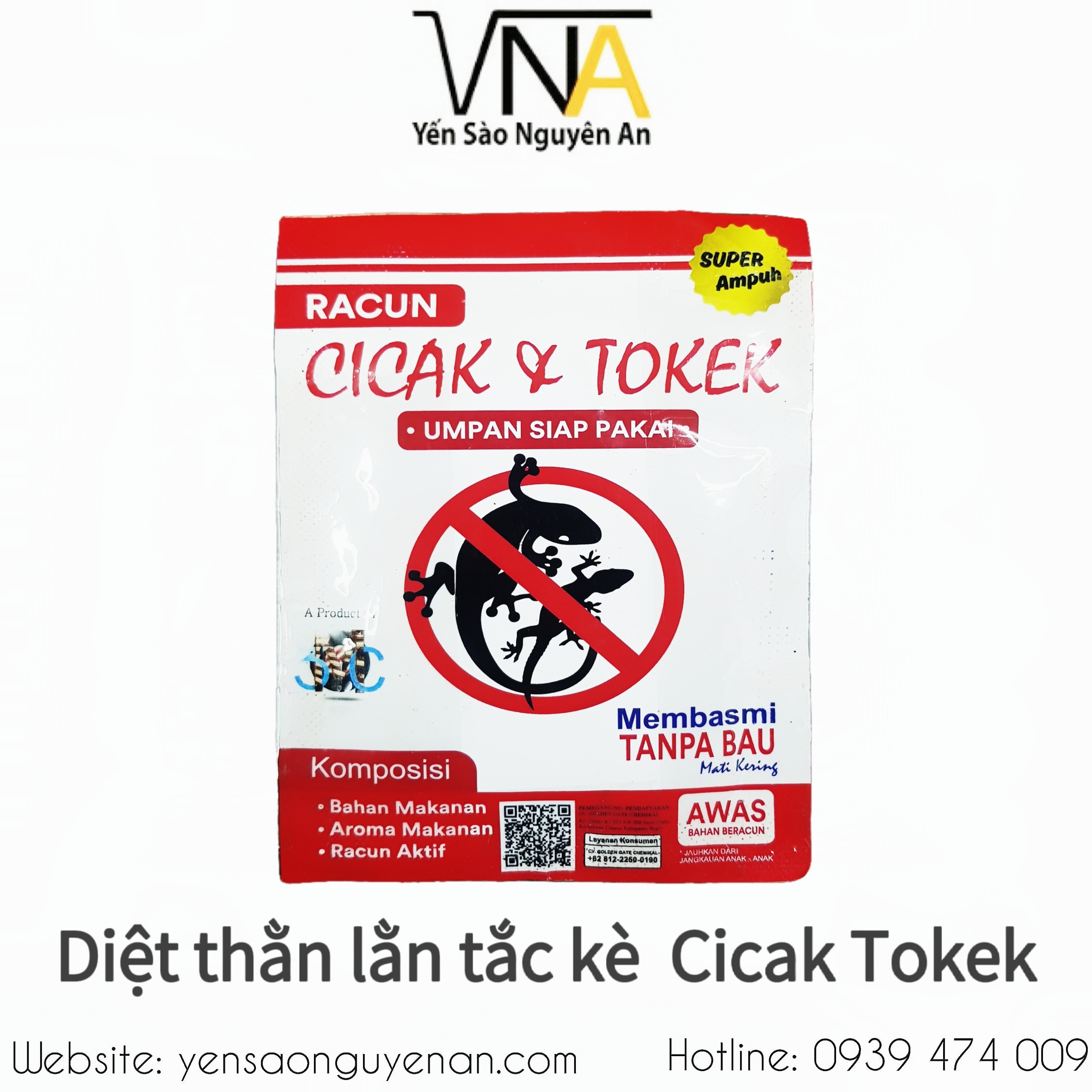 Diệt thằn lằn - tắc kè [Cicak Tokek]