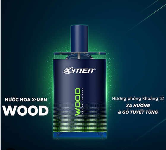 [Chính hãng] Nước hoa X-Men Wood 50ml