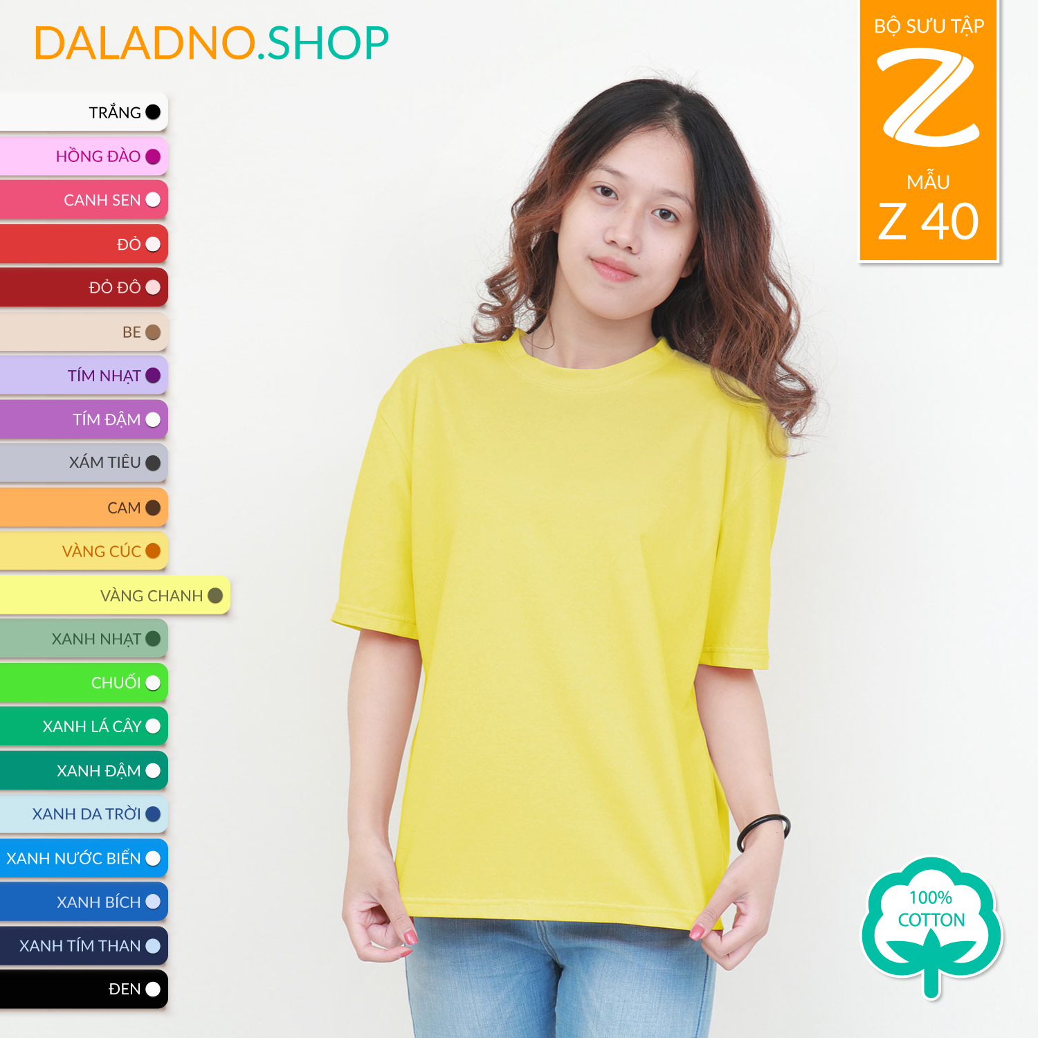 Z-40 | basic t-shirt 20+ colors daladno