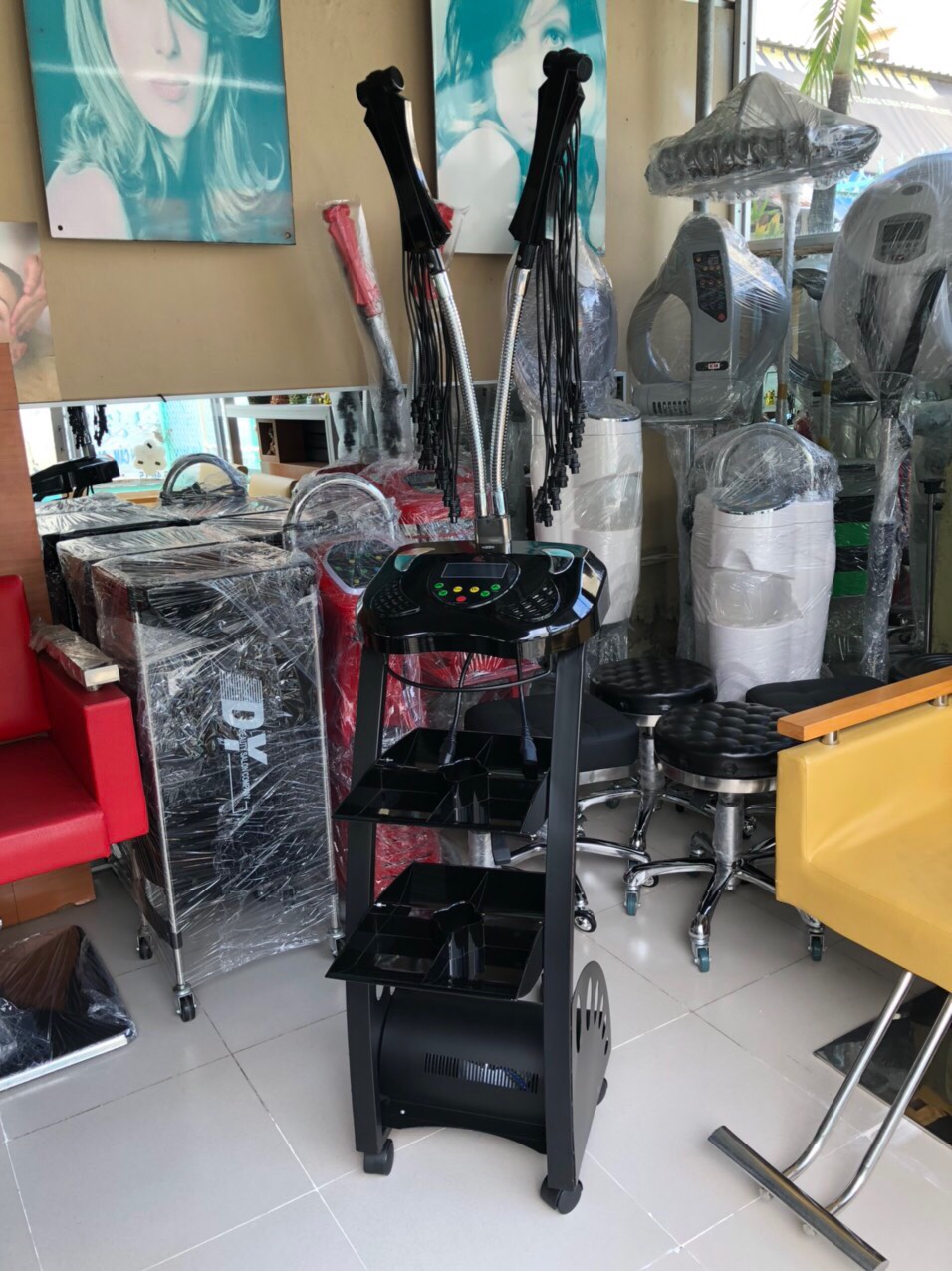 Máy uốn tóc setting tai thỏ