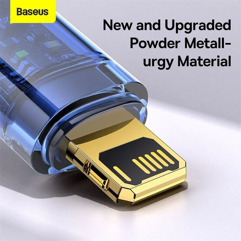 Cáp Sạc Lightning Tự Ngắt Gen2 Baseus Explorer Series dùng cho iPhone (USB to Lightning, Auto Power-Off, 2.4A Fast Charging & Data Cable)