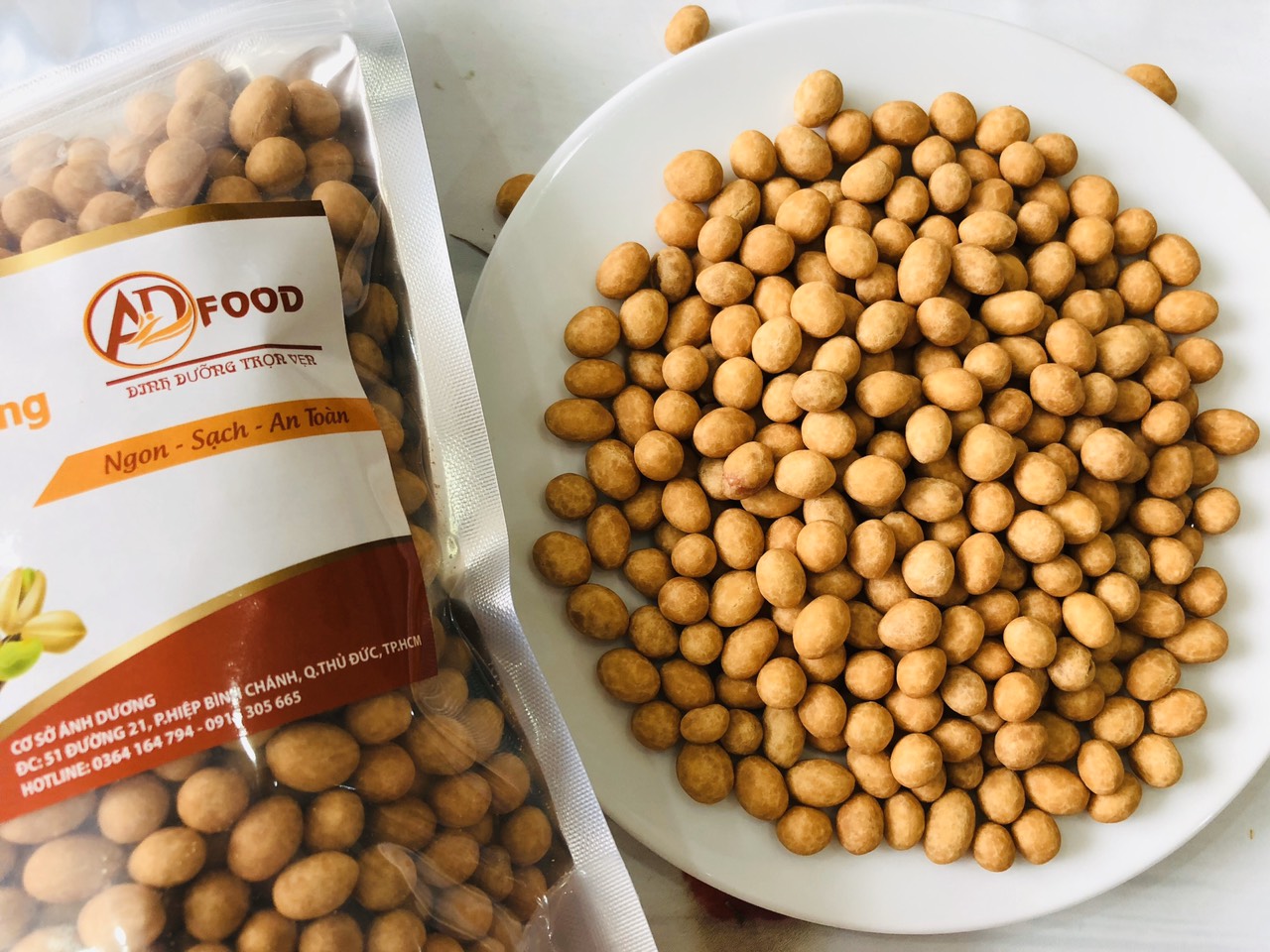 500g đậu phộng da cá vị cốt dừa siêu ngon