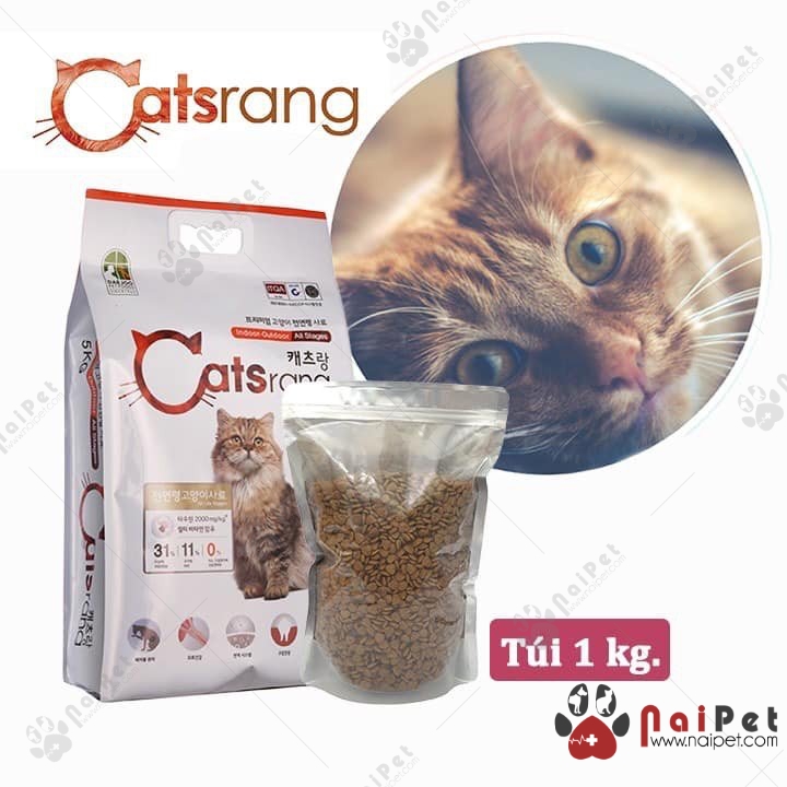 Thức ăn Hạt Cho Mèo Mọi Lứa Tuổi Catsrang Hàn Quốc