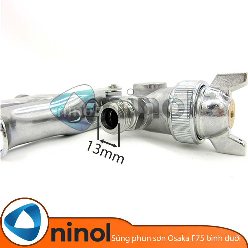 Súng phun sơn Osaka F75-S bình dưới