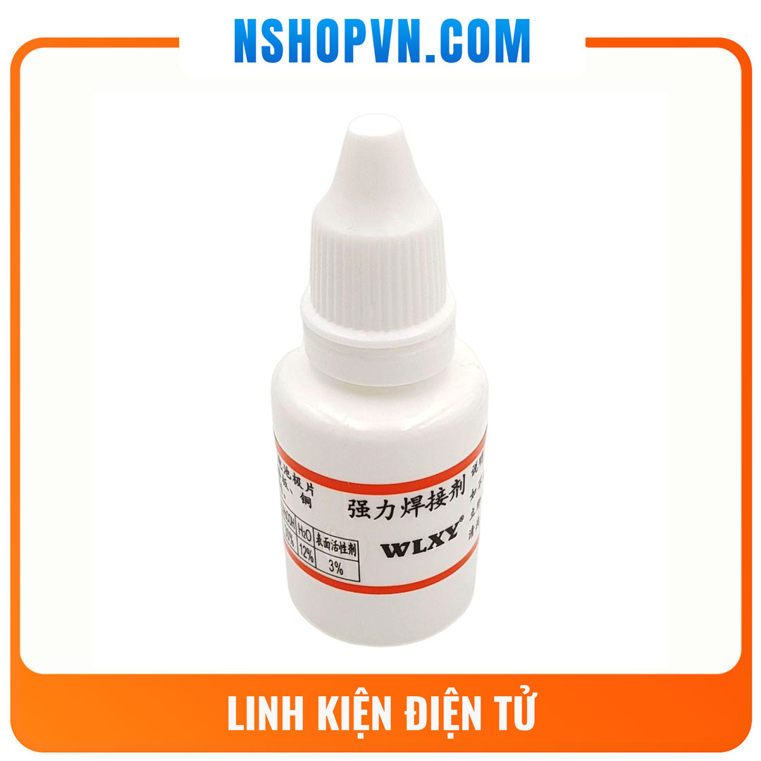 Dung dịch trợ hàn cell pin 18650 wlxy 25ml