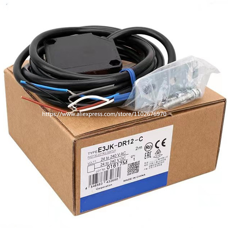 Cảm biến quang điện e3jk-dr12-c e3jk-dr11-c e3jk-rr12-c e3jk-rr11-c vuông cảm biến quang điện