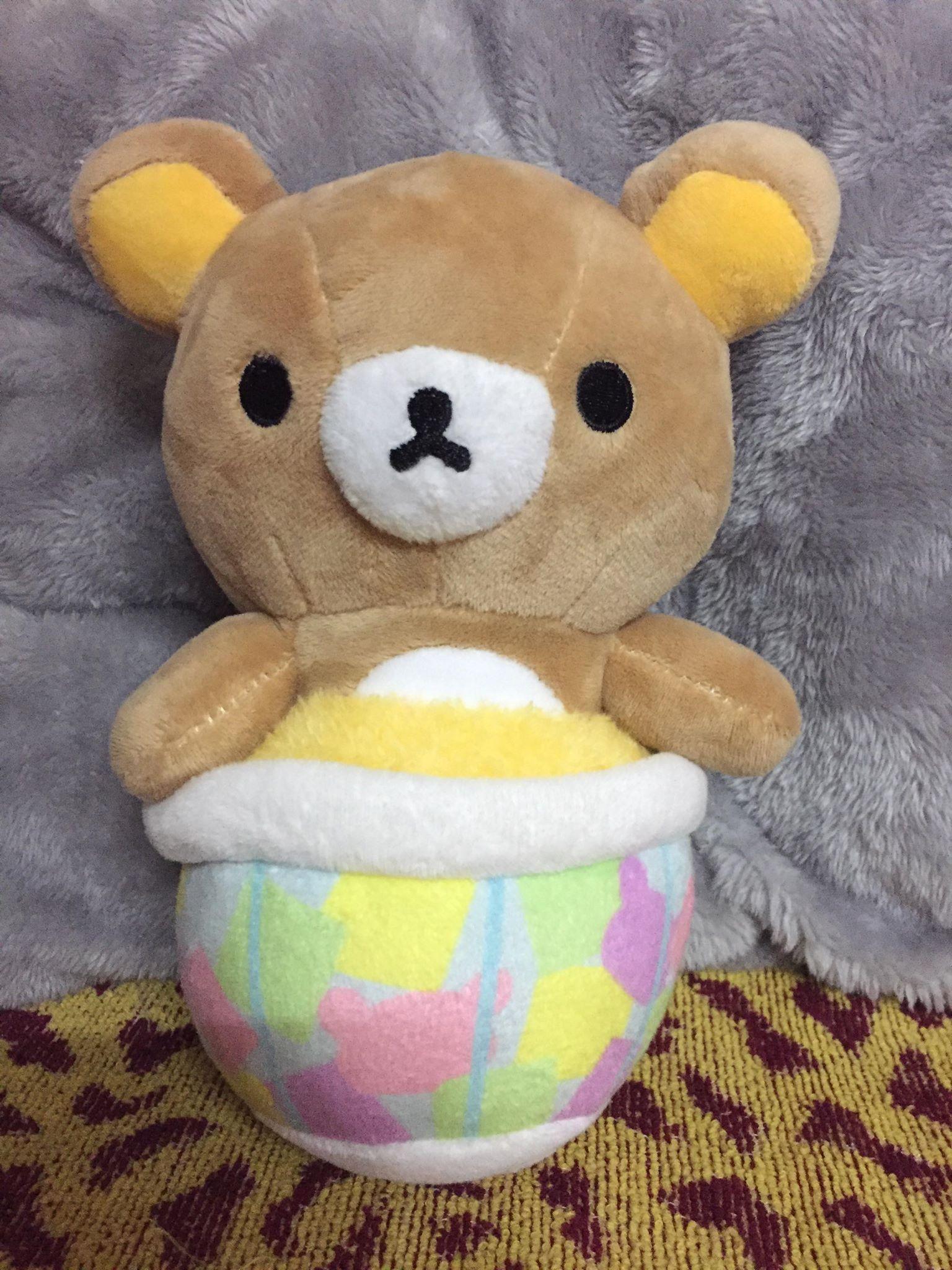 [HCM]Gấu bông Rilakkuma trong cốc dễ thương