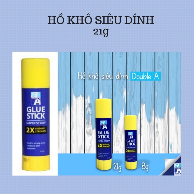 Hồ Khô Double A 8g siêu dính màu vàng