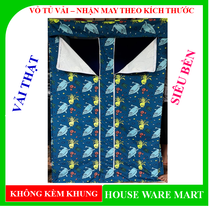 2 BAO ÁO TỦ VẢI CAO CẤP KT: 75 45 158