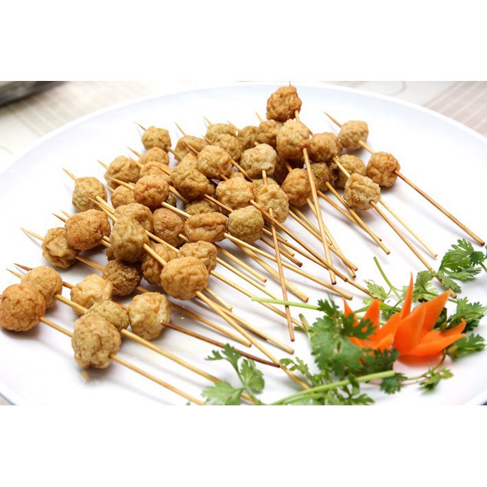 Combo 200 que xiên tre nướng thịt dài 16cm