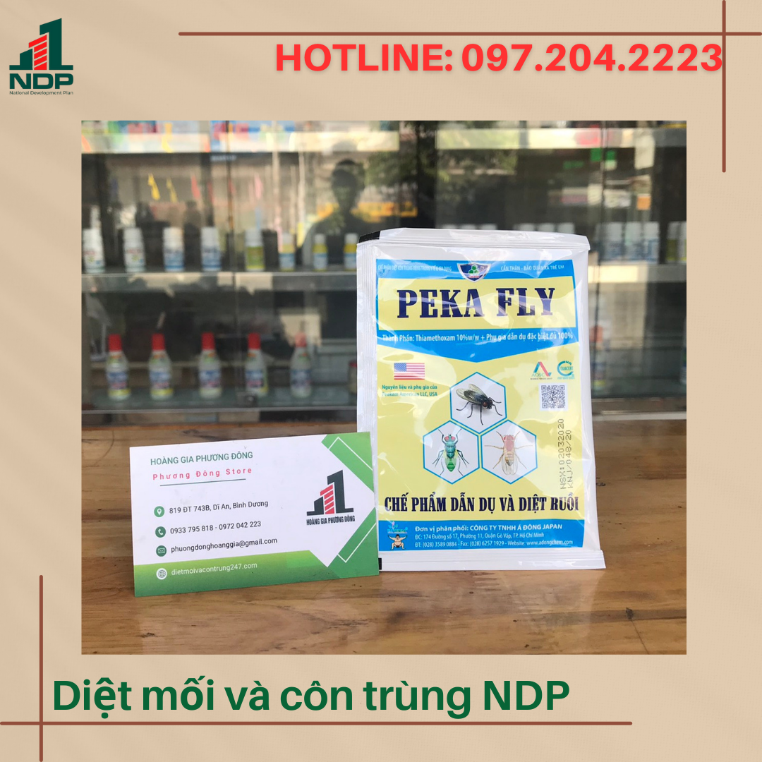 Thuốc diệt ruồi dạng bả Peka Fly- gói 10g