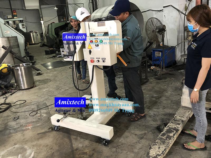 MÁY KHUẤY SƠN 100L AMIXTECH