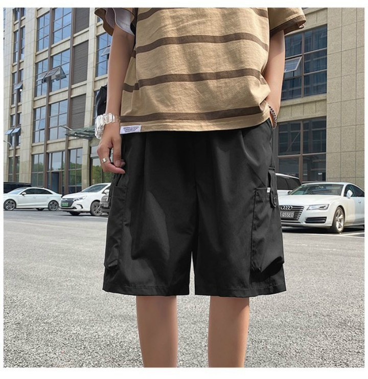 Quần short đùi túi hộp kaki nam túi hộp m66