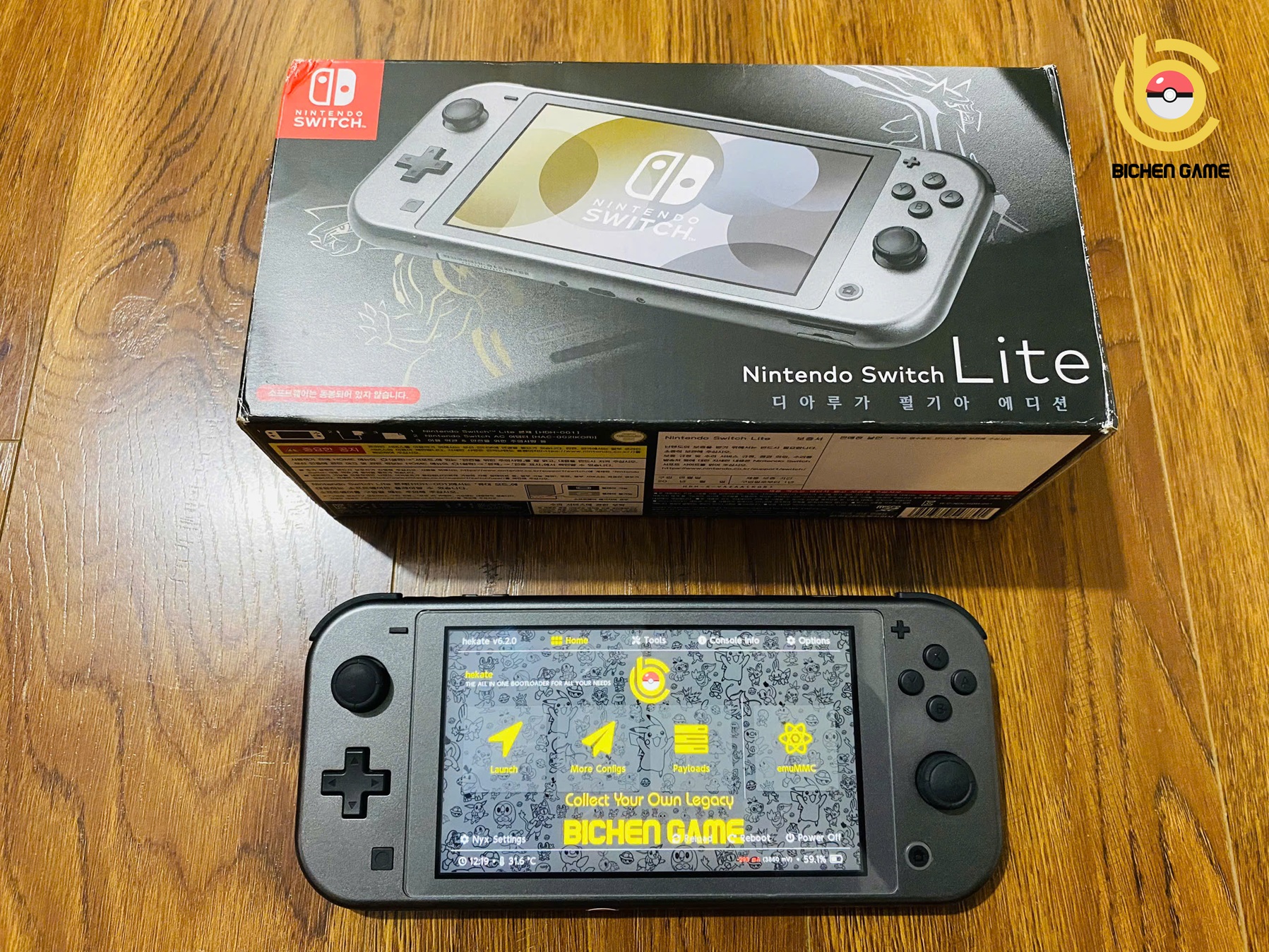 Máy chơi game Nintendo Switch Lite Mod Chip cài sẵn Game