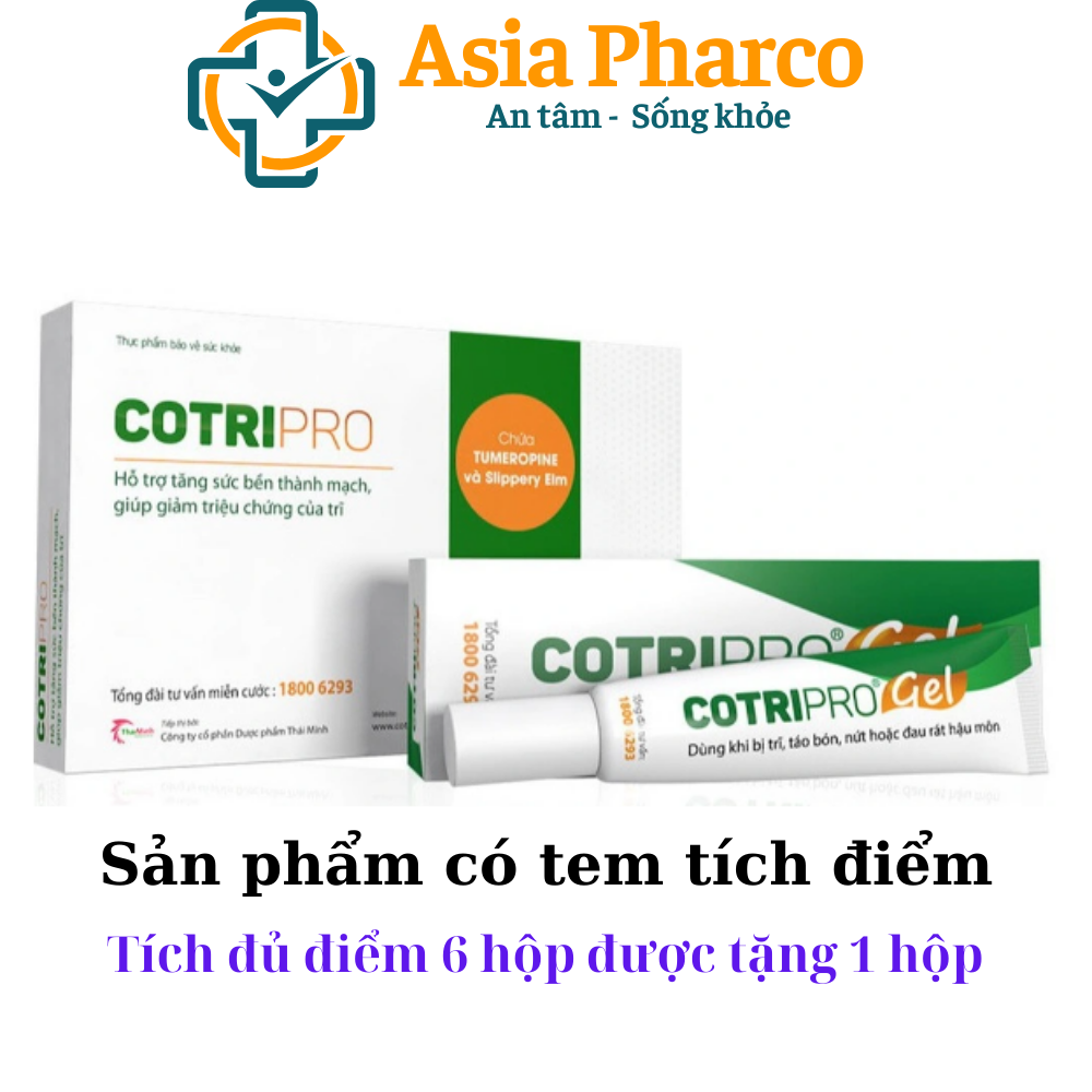 [HCM]Cotripro - Viên Uống Hỗ Trợ giảm Bệnh Trĩ