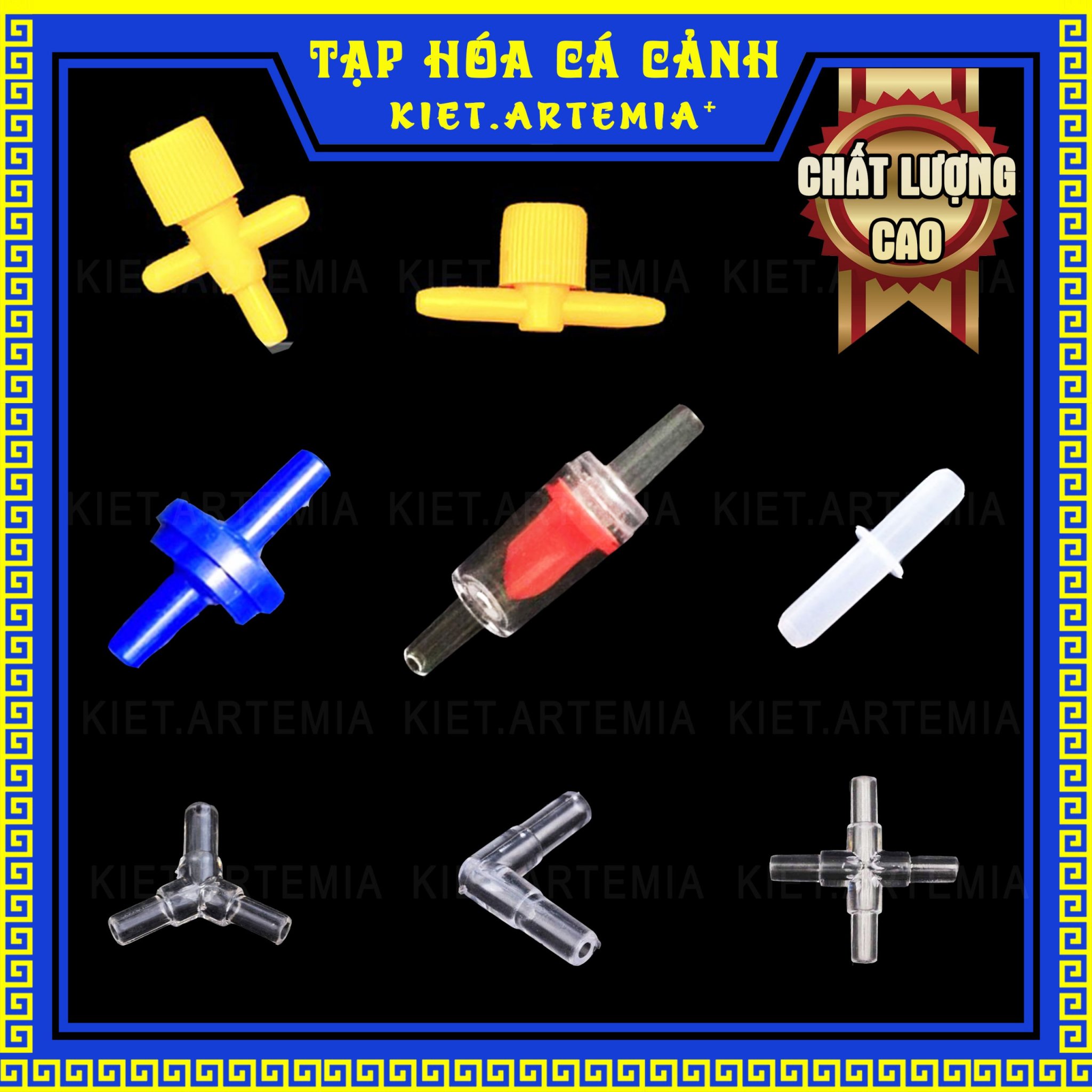 Van 1 Chiều Oxy, Van chia Oxy Chất Lượng Tốt, Dùng Cho Bể Cá
