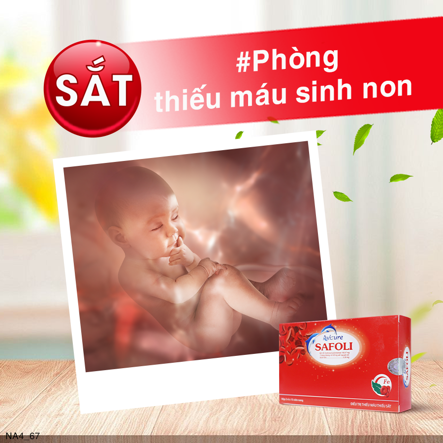 Thuốc sắt hữu cơ cho bà bầu Avisure Safoli
