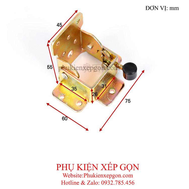 BẢN LỀ CHÂN BÀN GẬP KIỂU 2